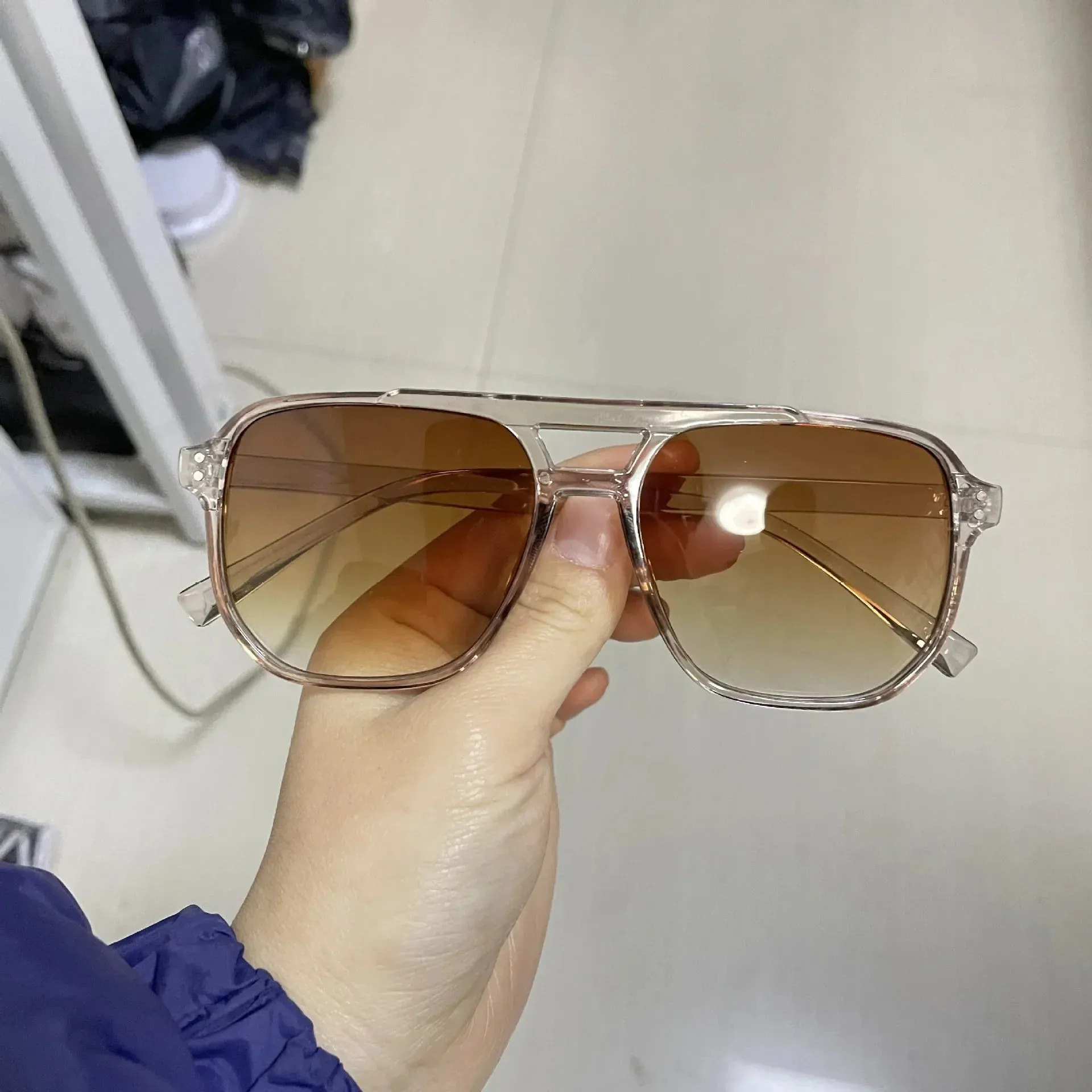 Outdoor Ocean Slice Double Beam Sunglasses