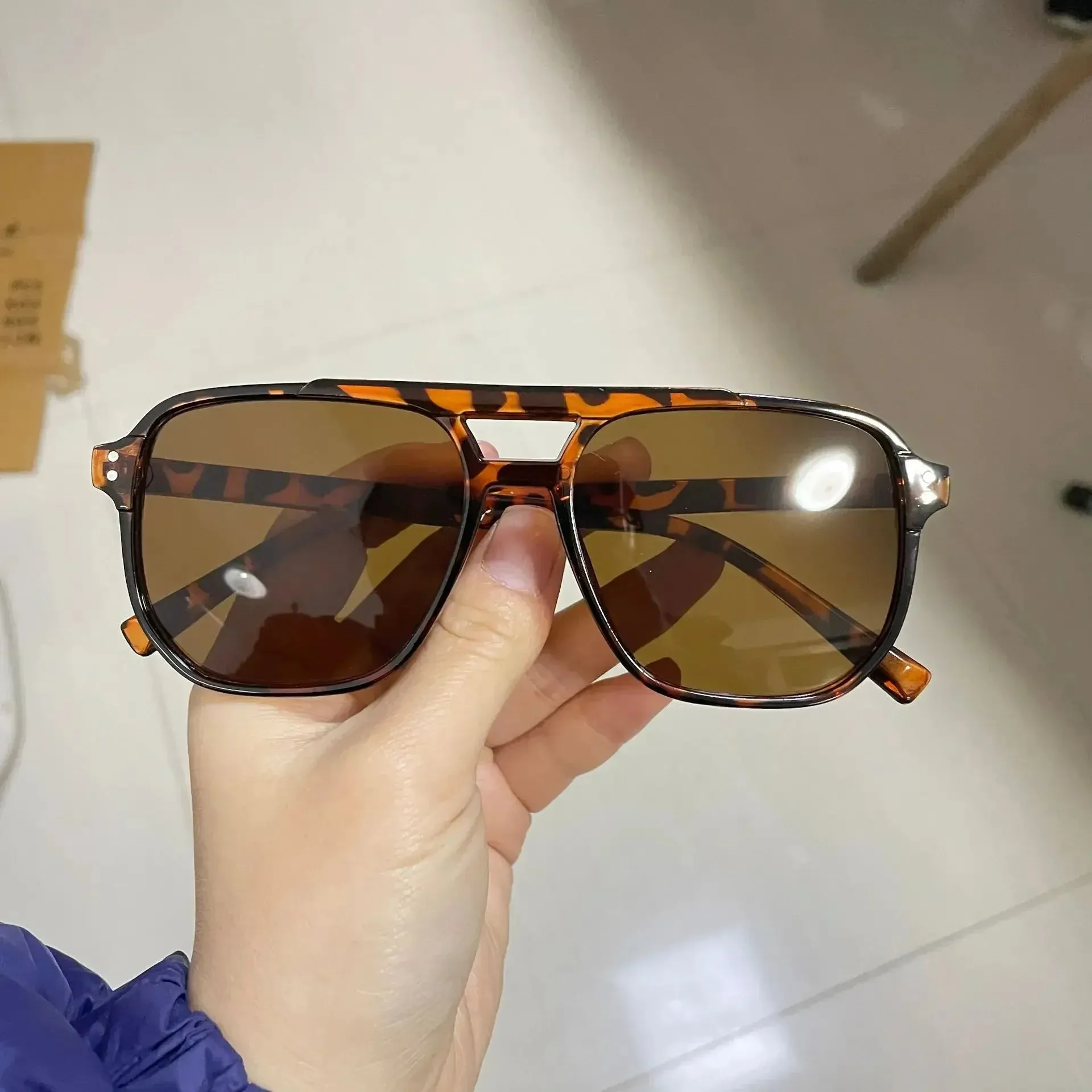 Outdoor Ocean Slice Double Beam Sunglasses