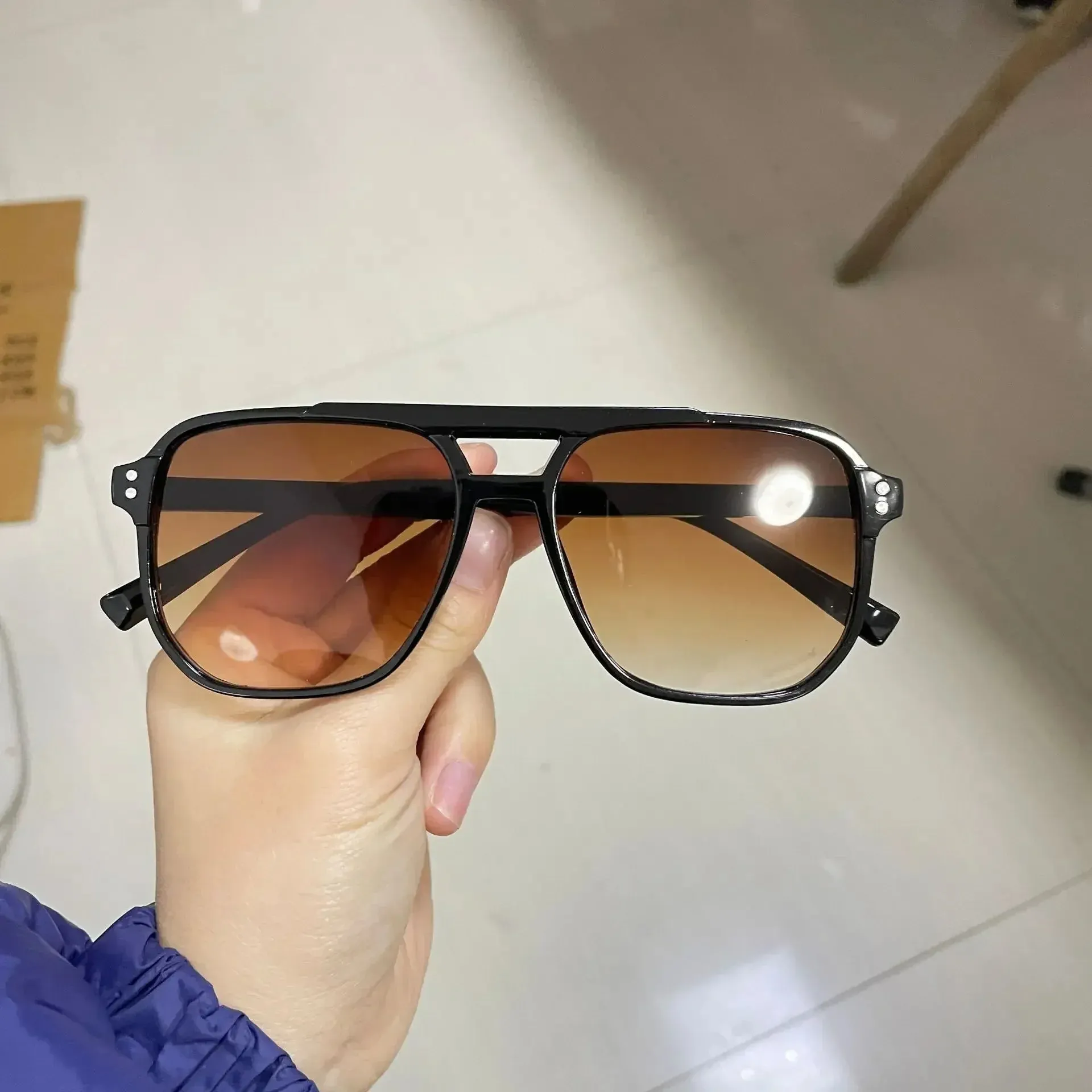 Outdoor Ocean Slice Double Beam Sunglasses