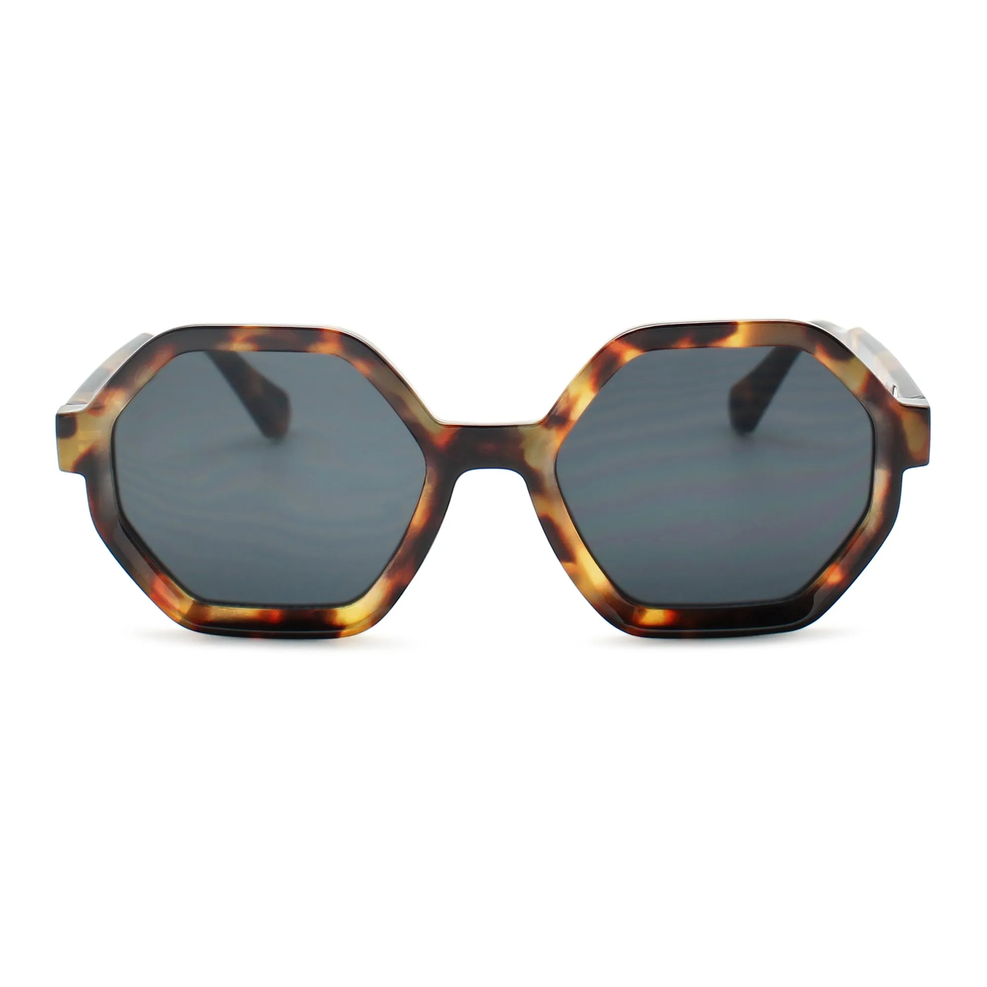 Oversized Hexagon Womens Sunglasses | C-5606