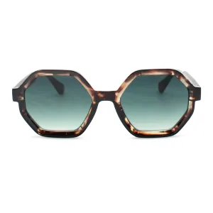 Oversized Hexagon Womens Sunglasses | C-5606