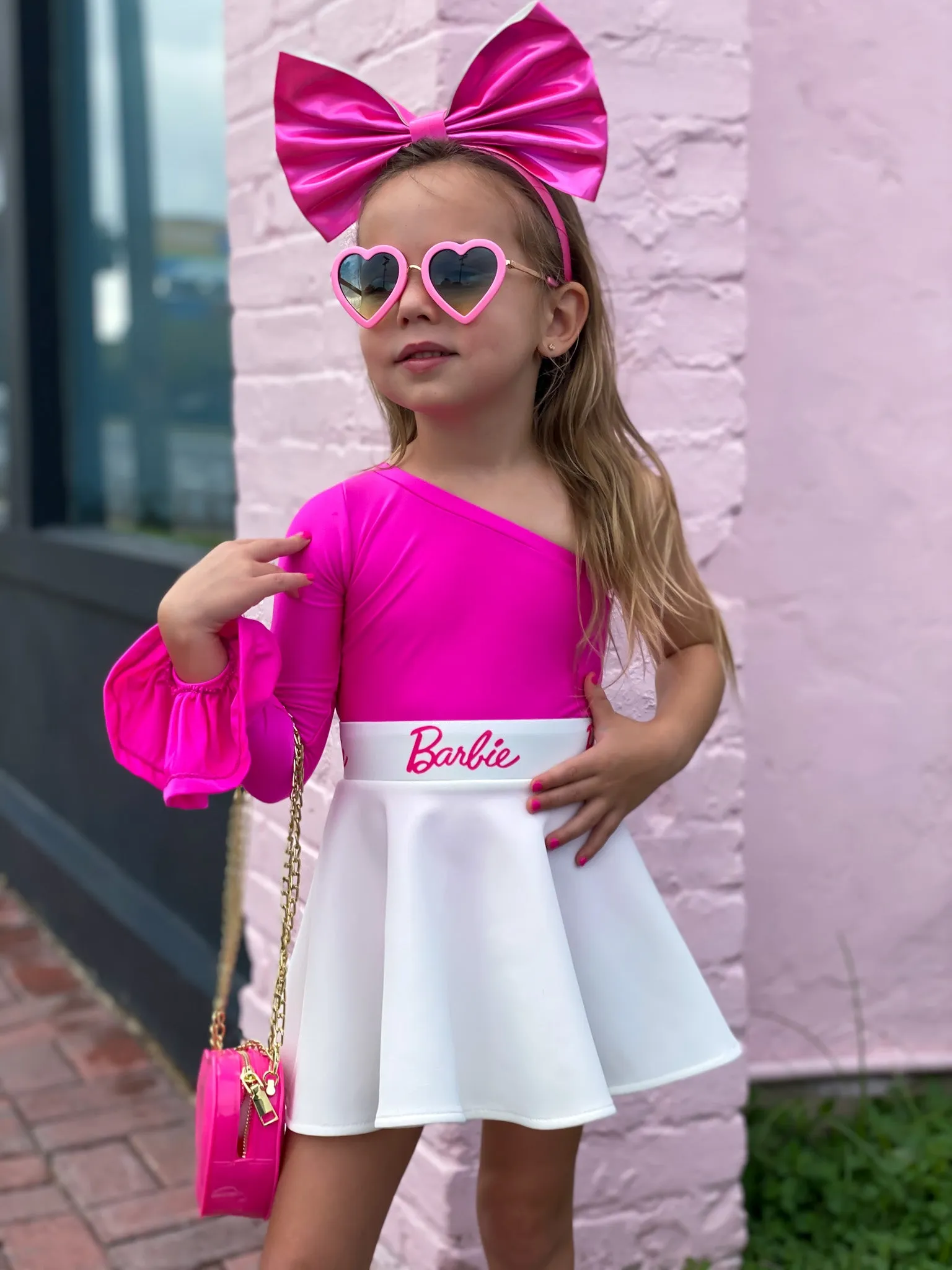 Oversized Metallic Bow Headband