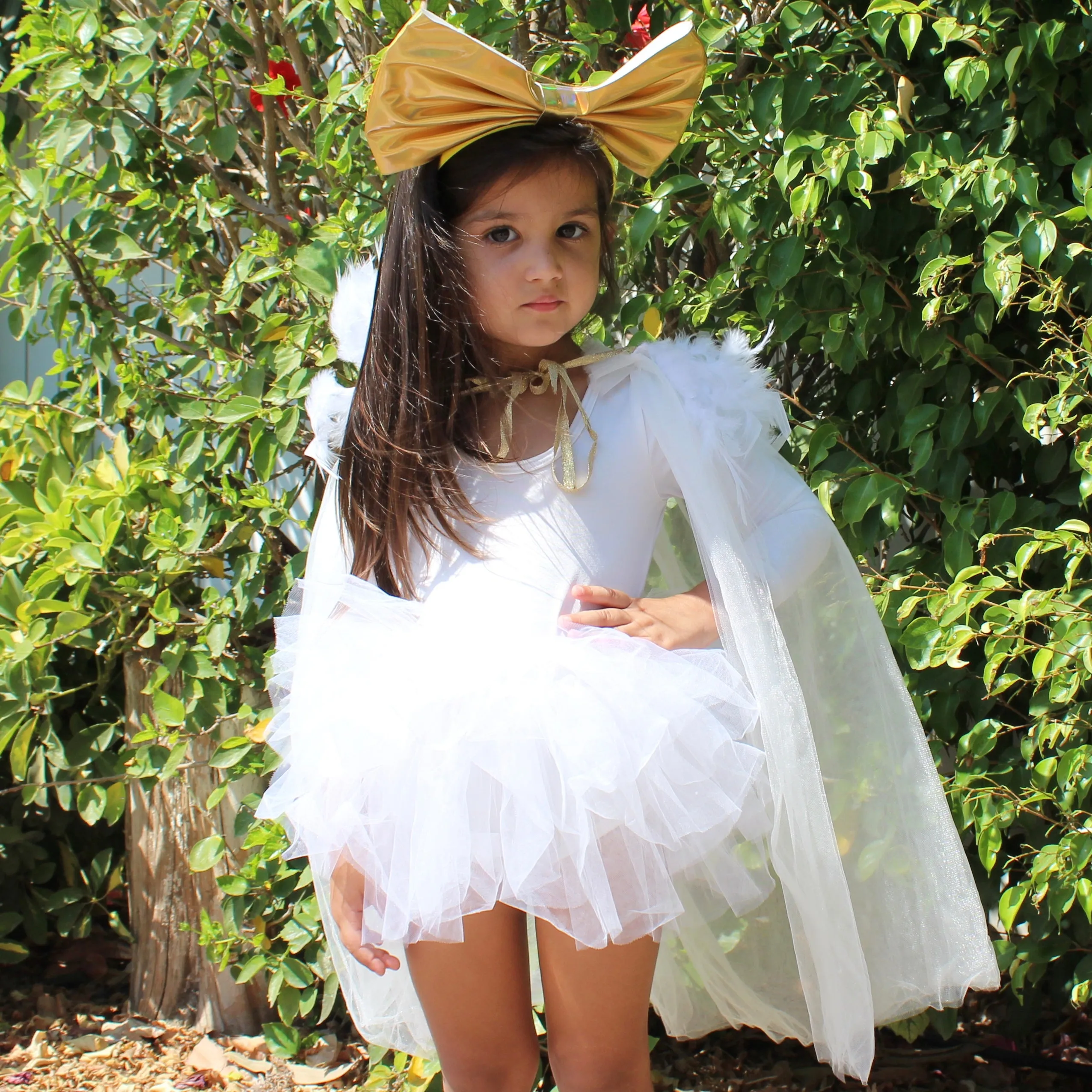 Oversized Metallic Bow Headband