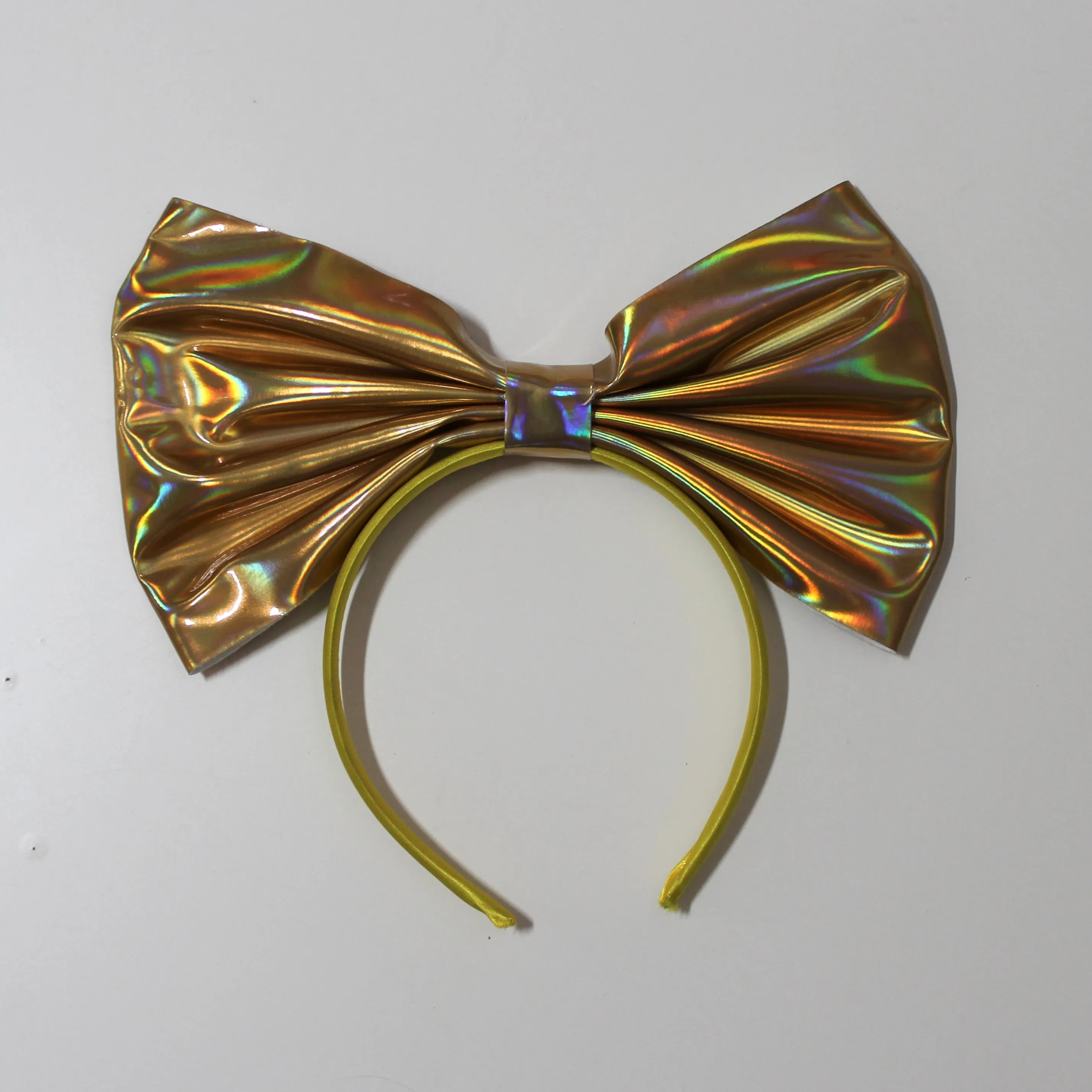 Oversized Metallic Bow Headband