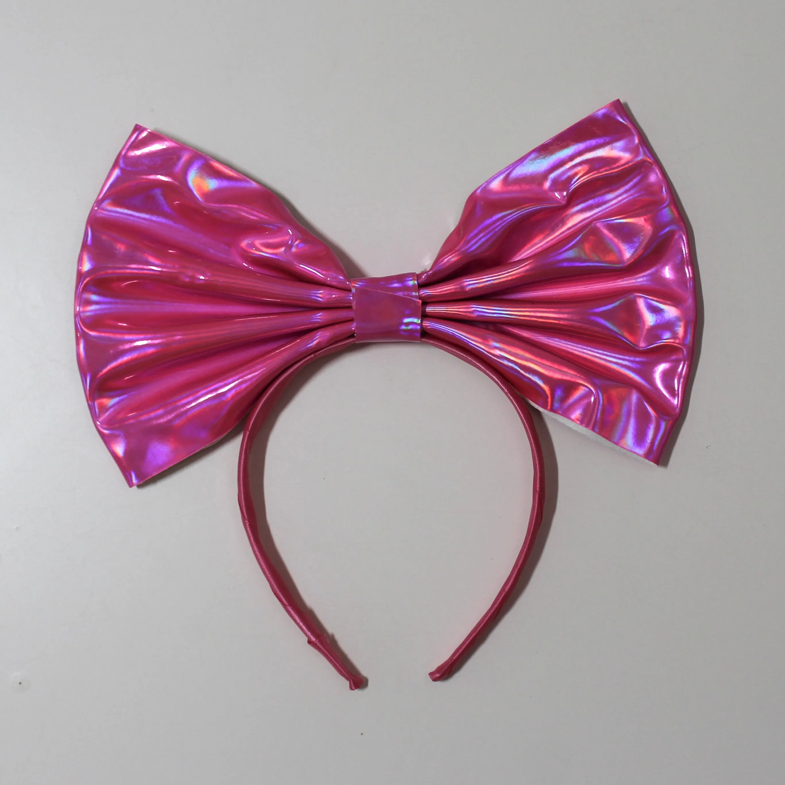 Oversized Metallic Bow Headband