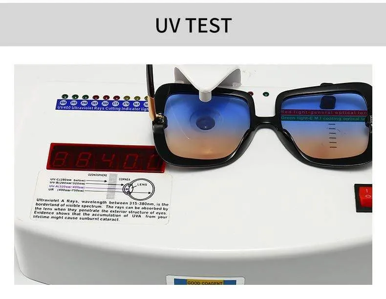 Oversized Sunglasses Women 2021 Vintage Square Fashion Big Large Grain Frame