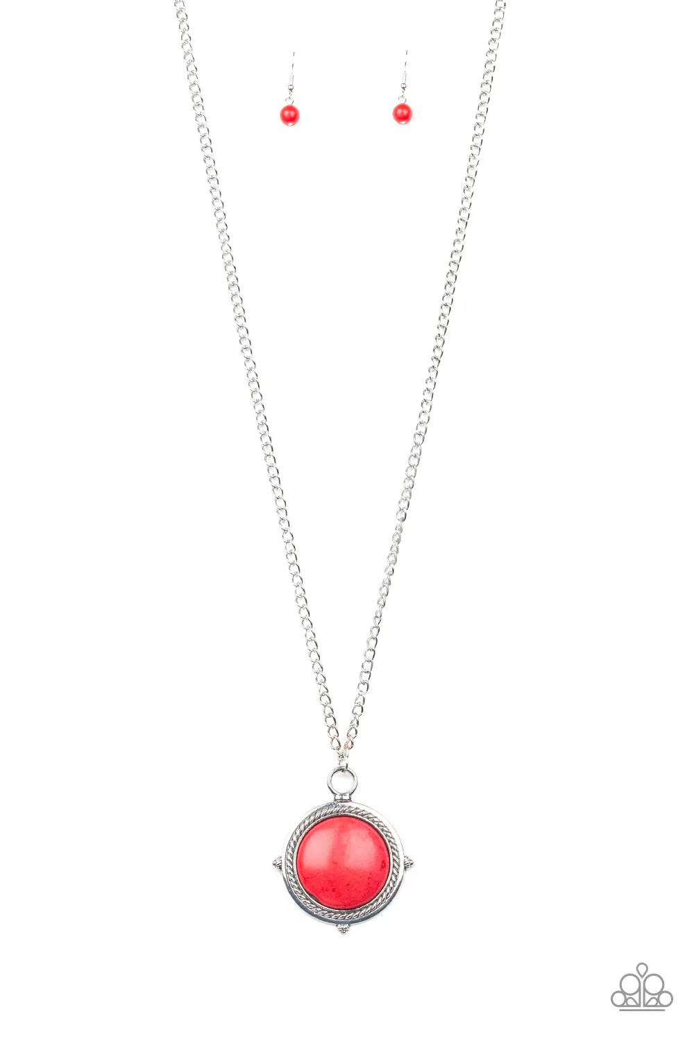 Paparazzi Accessories - Desert Equinox - Red Necklace