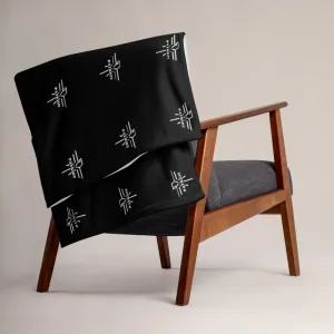 Patriot Throw Blanket Black