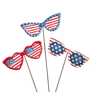 Patriotic Sunglasses Stake