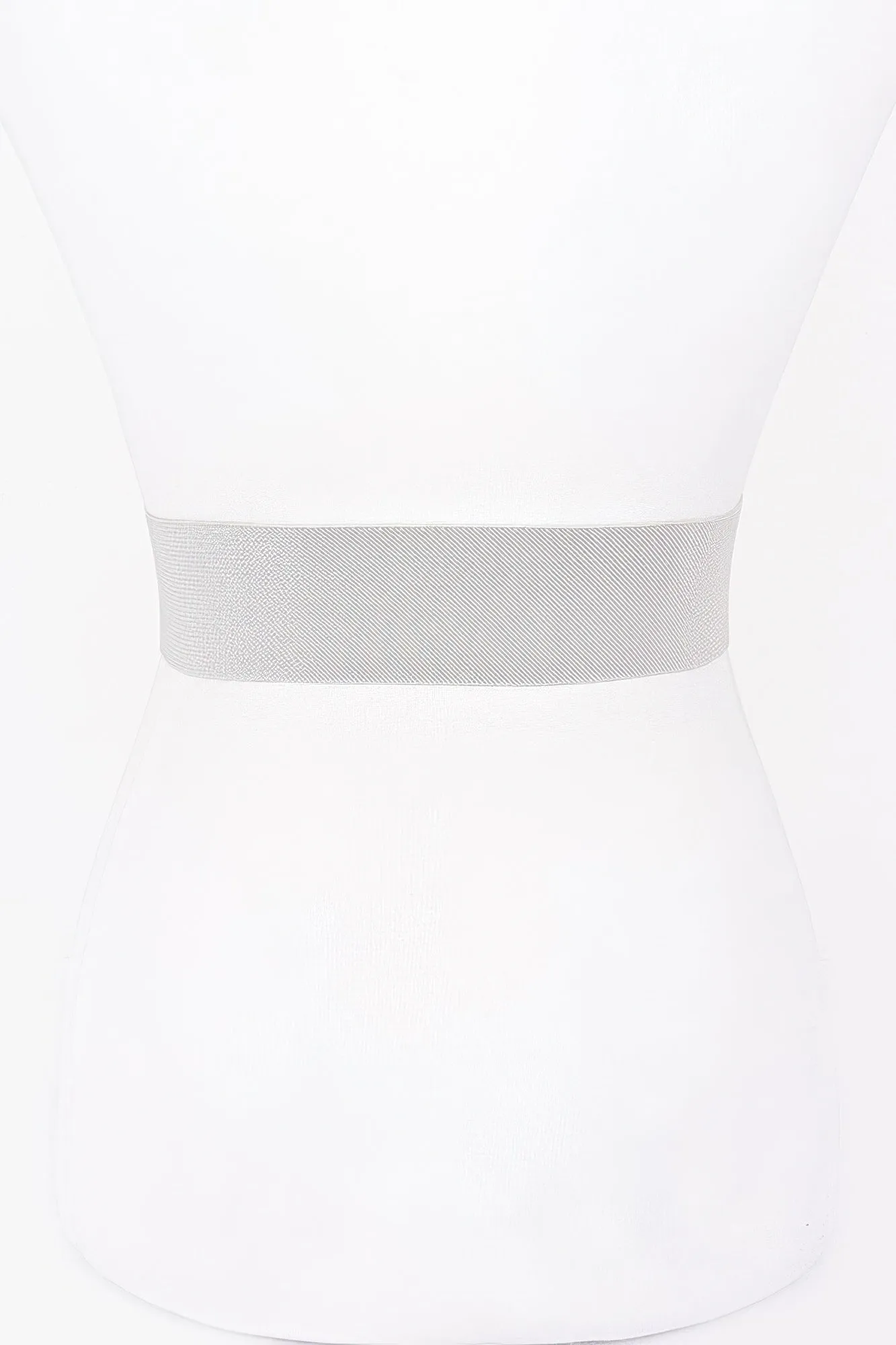Pearl Metal Buckle Elastic Belt