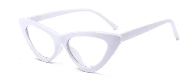 Peekaboo cute sexy retro cat eye sunglasses women small black white 2018 triangle vintage cheap sun glasses red female uv400