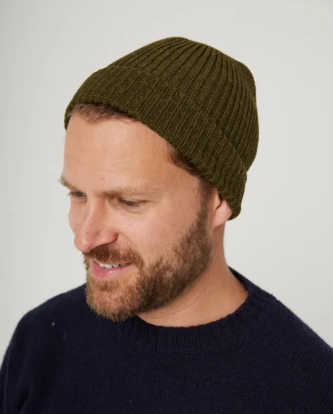 Peregrine Mens Porter beanie - Navy, Oatmeal or olive