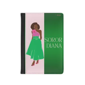 Pink and Green Affair Passport Cover