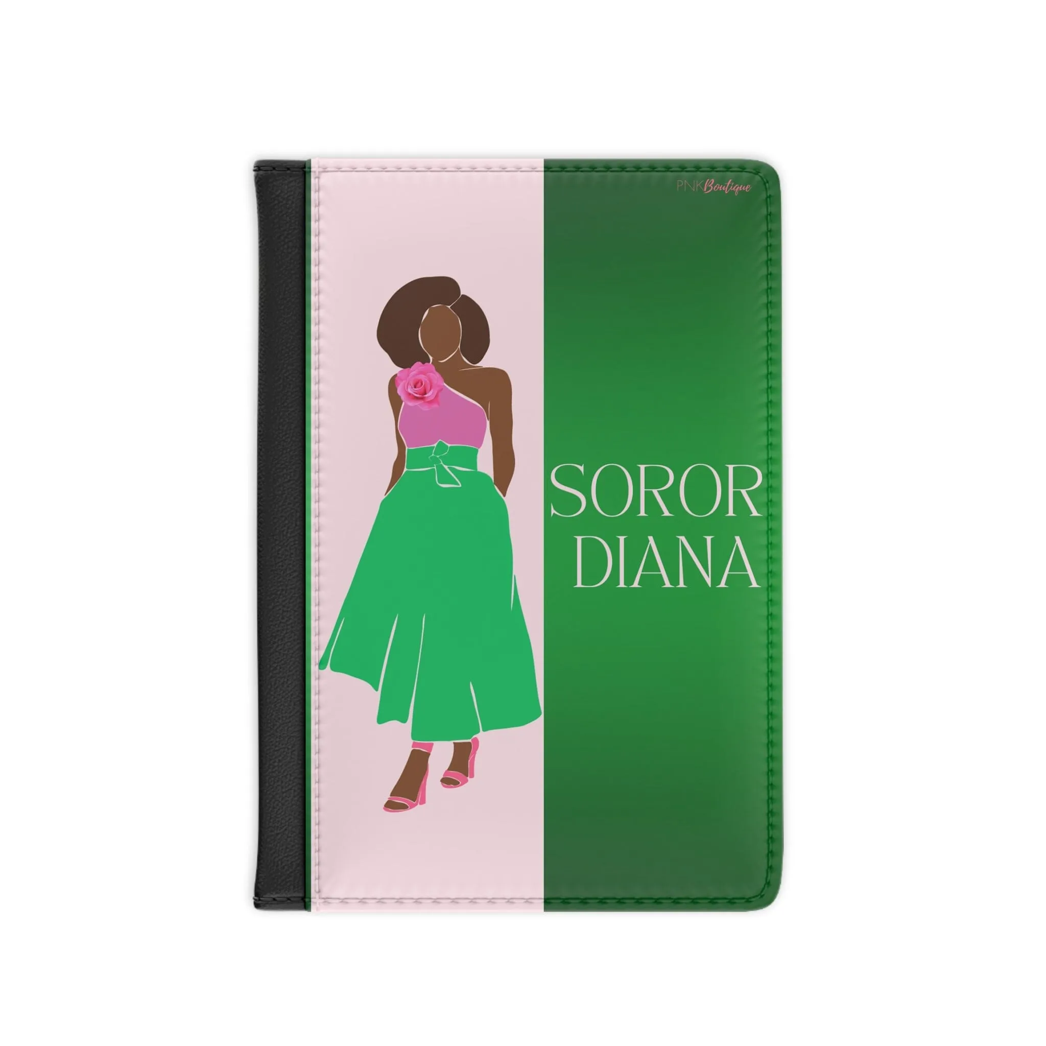 Pink and Green Affair Passport Cover