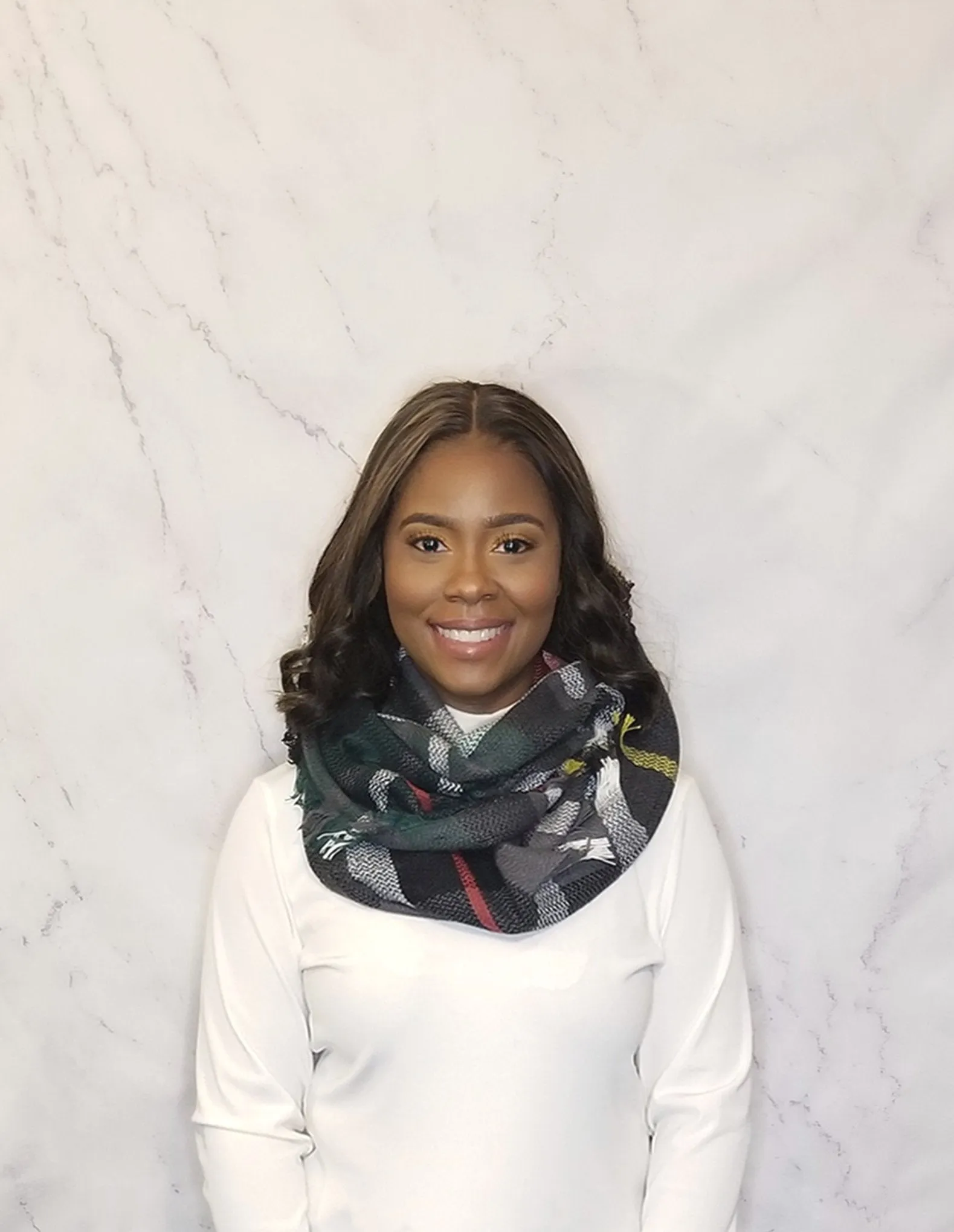 Plaid Infinity Scarf