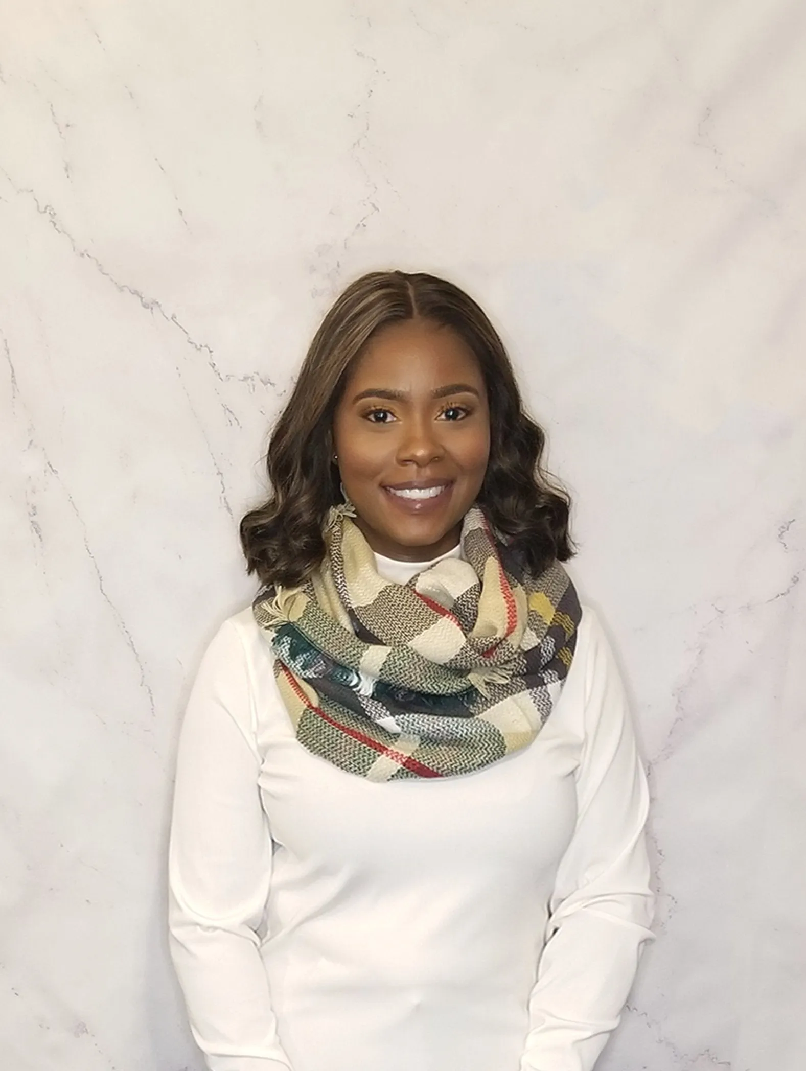 Plaid Infinity Scarf