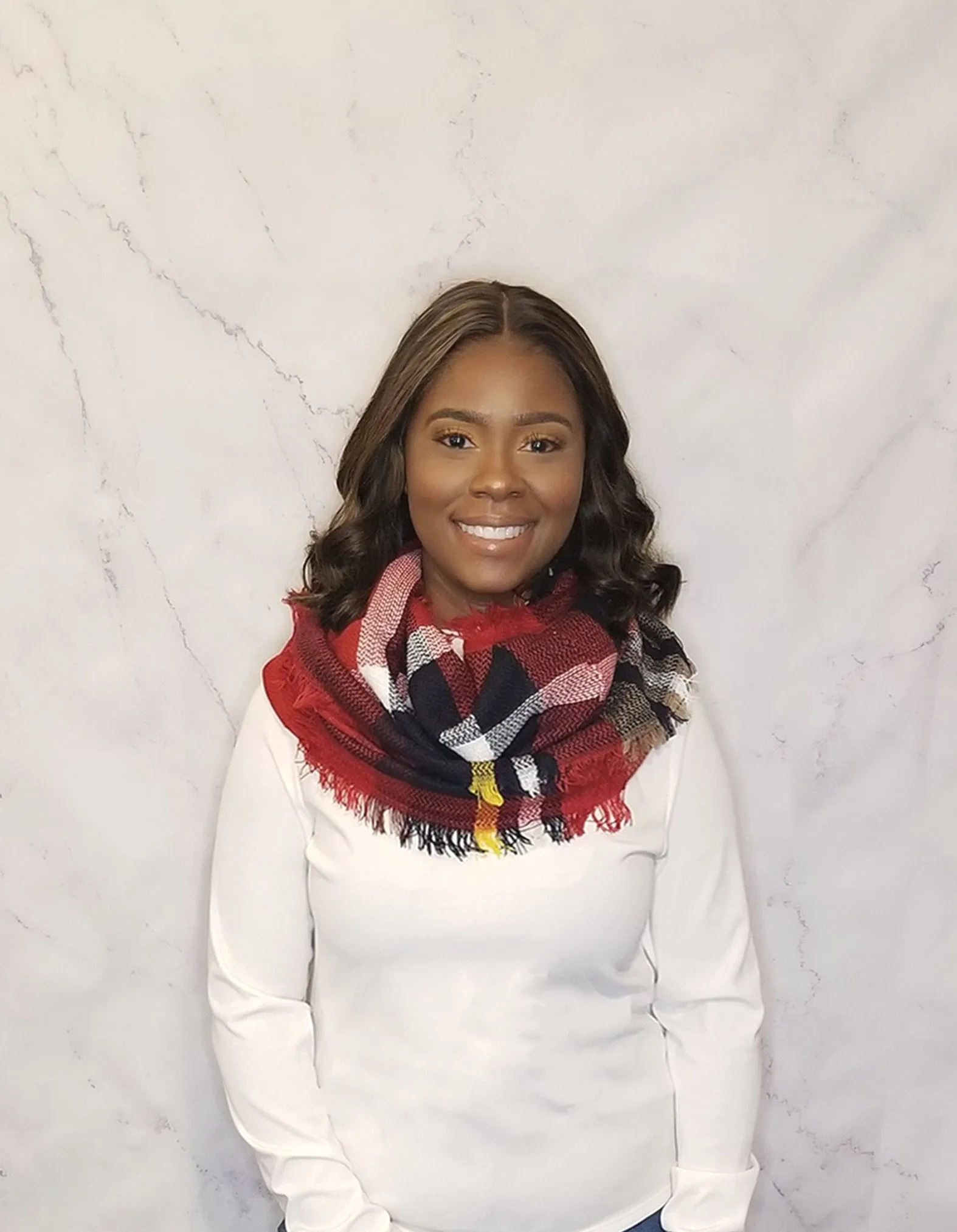 Plaid Infinity Scarf