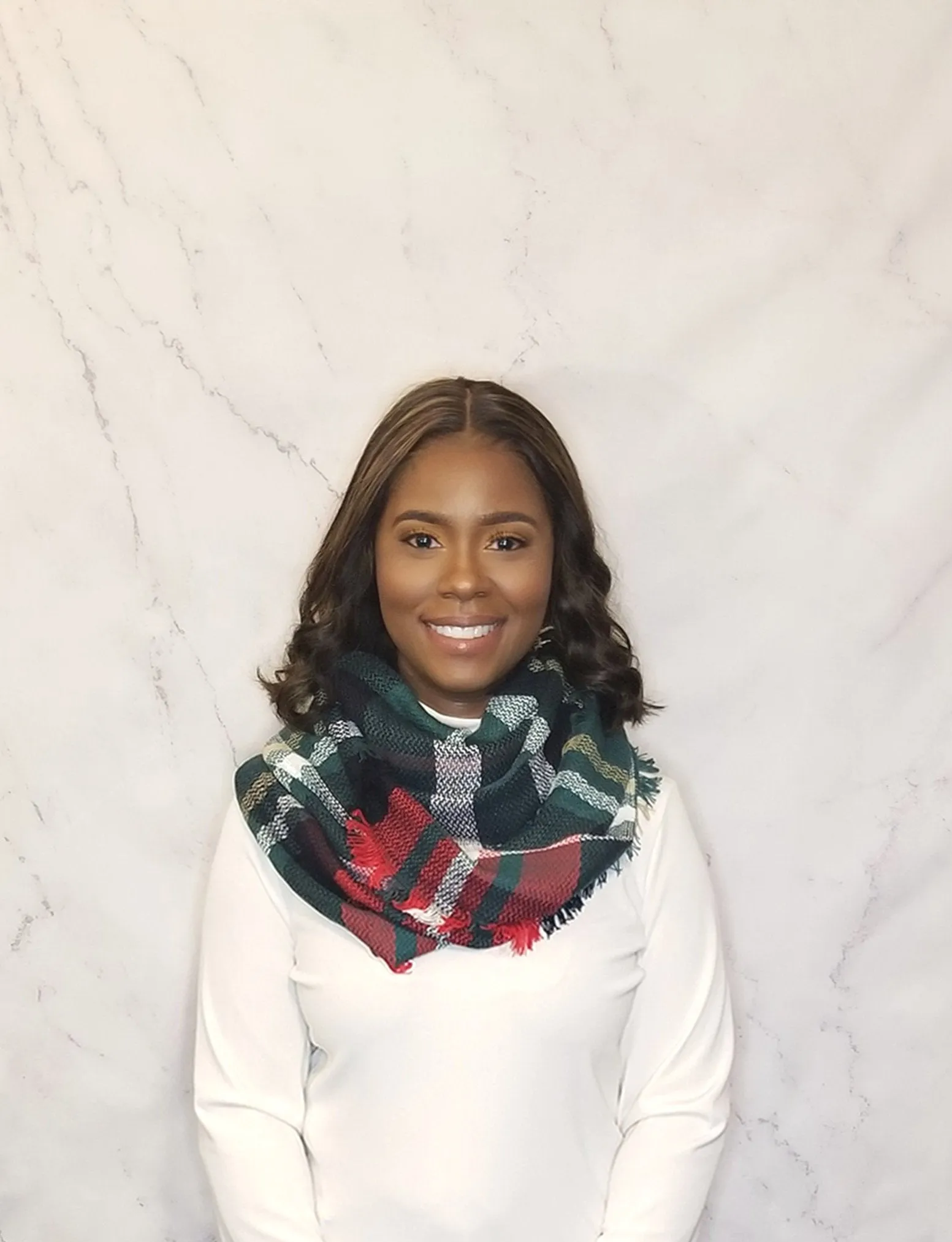 Plaid Infinity Scarf