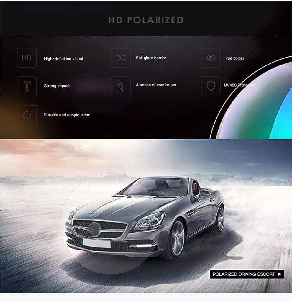 Polarized Sunglasses Vision Goggles Men's Car Driving Glasses Men Classic Design All-Fit Mirror Sunglass