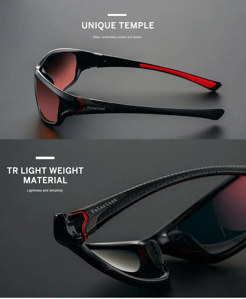 Polarized UV400 Driving Sunglasses for Men - Stylish Goggle Eyewear with Polarized Lenses