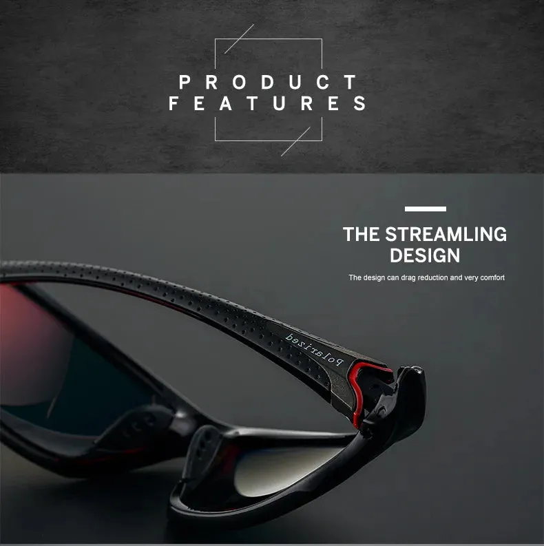 Polarized UV400 Driving Sunglasses for Men - Stylish Goggle Eyewear with Polarized Lenses