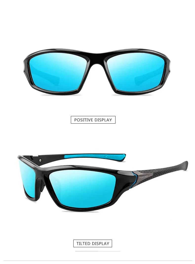 Polarized UV400 Driving Sunglasses for Men - Stylish Goggle Eyewear with Polarized Lenses