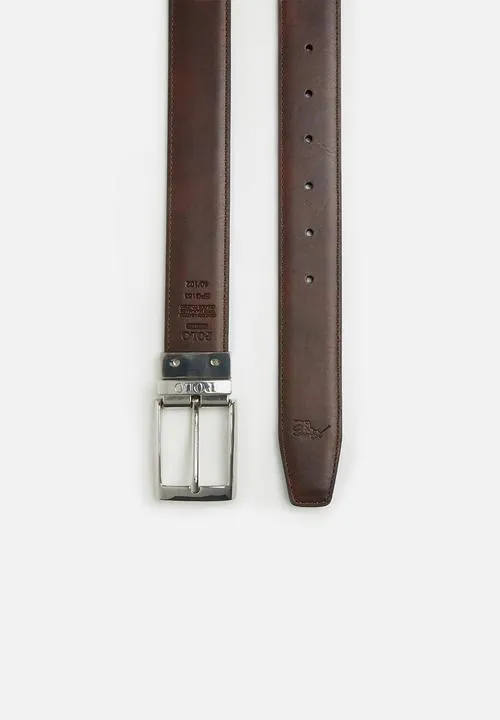 Polo Belts Lancaster  Black/Brown EPG163