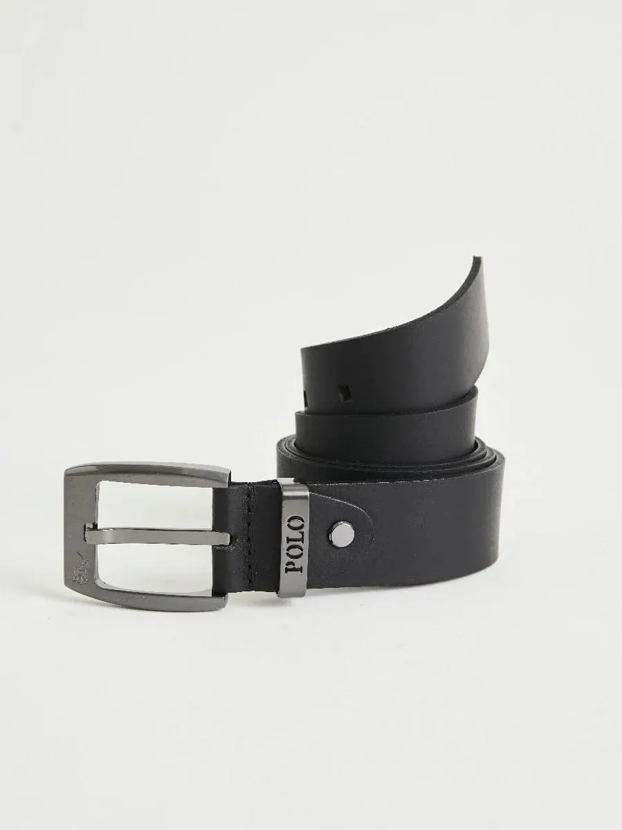 Polo Calvin Black Mens Belt