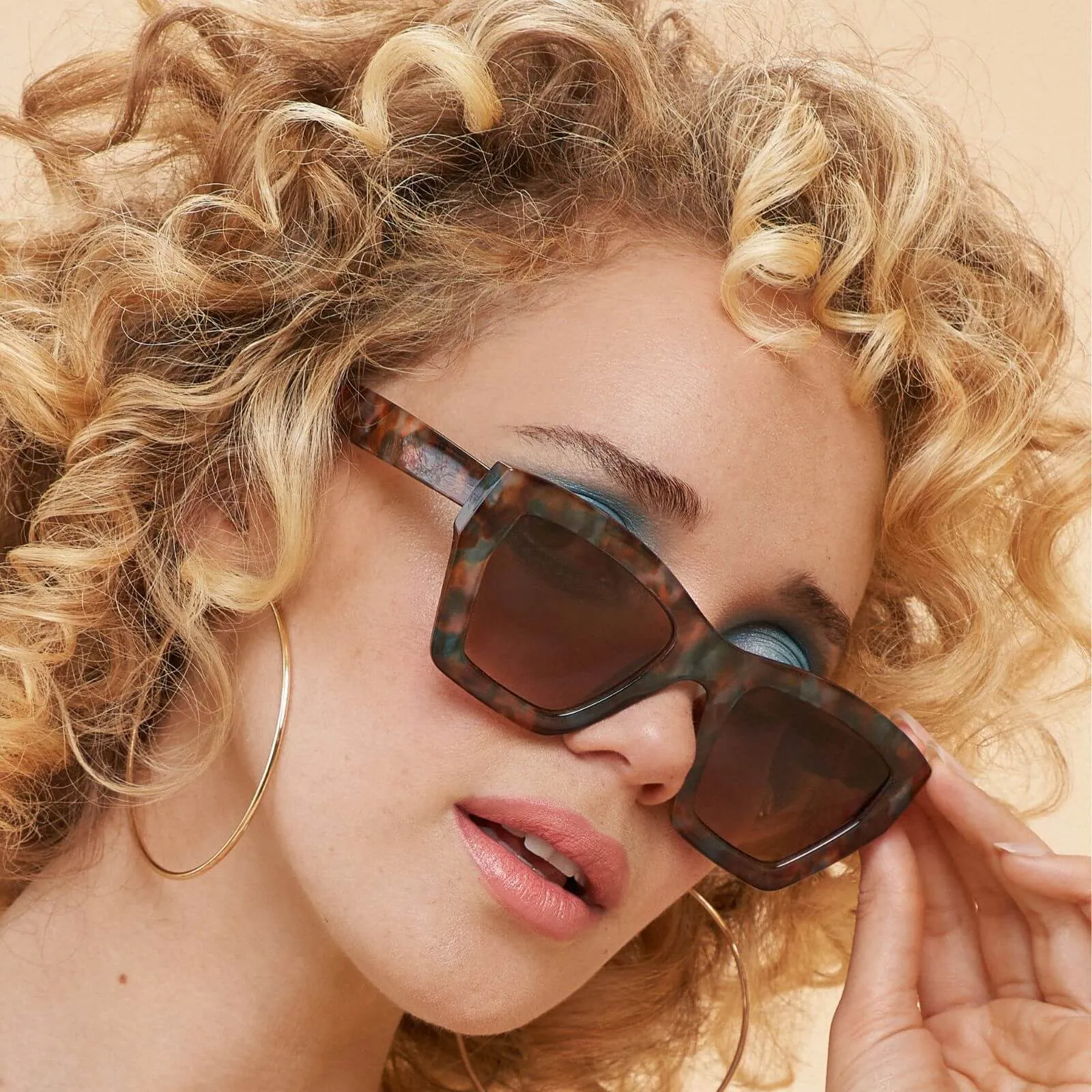 Powder Arwen Sunglasses - Ocean Tortoiseshell