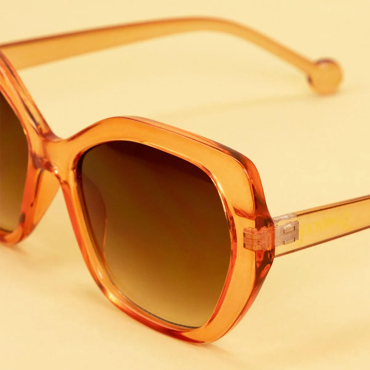 Powder Brianna Sunglasses - Apricot