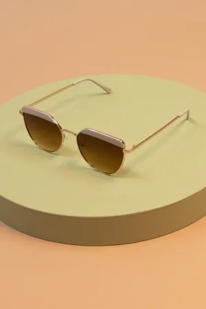Powder Carla Sunglasses Nude