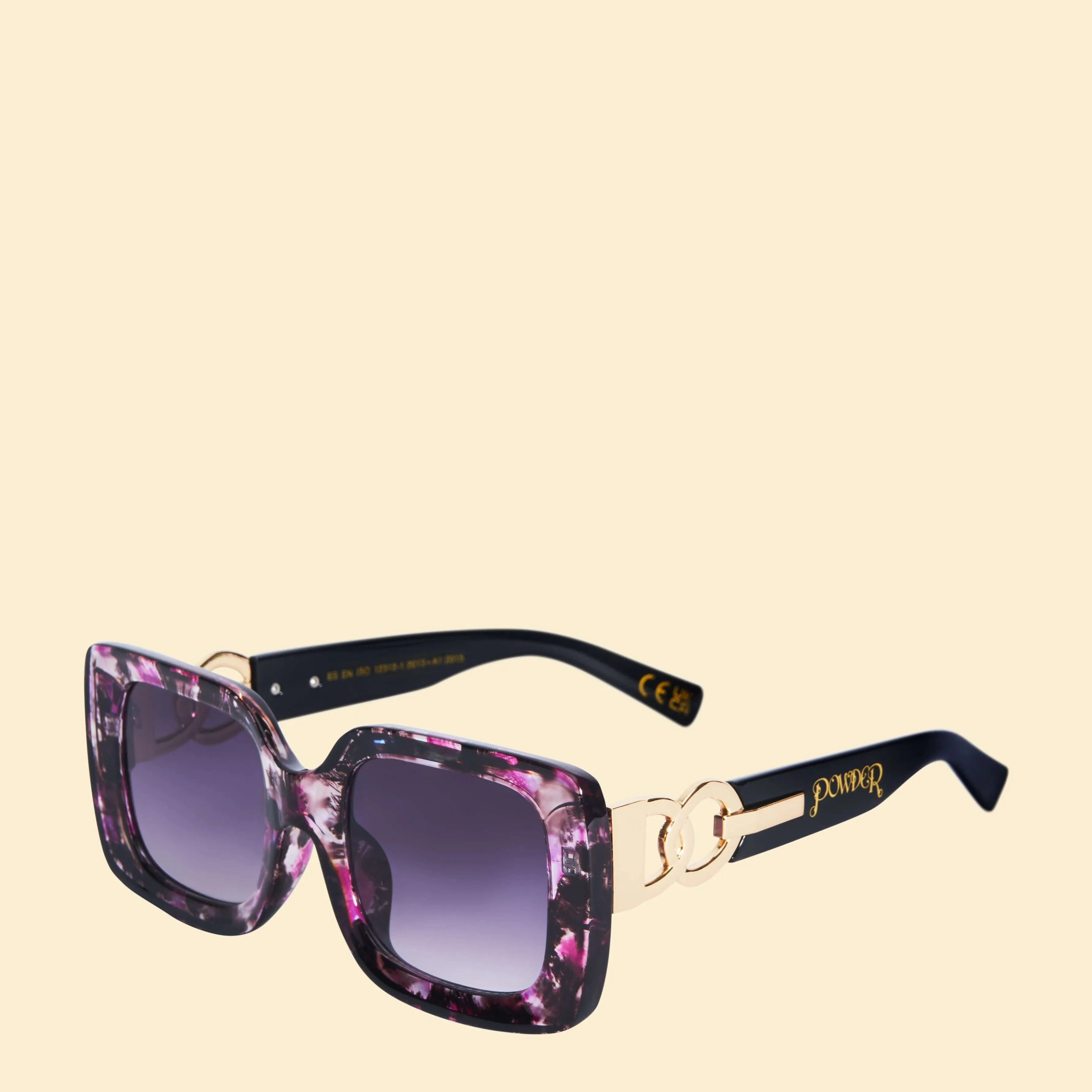 Powder Cece Sunglasses - Violet Tortoiseshell