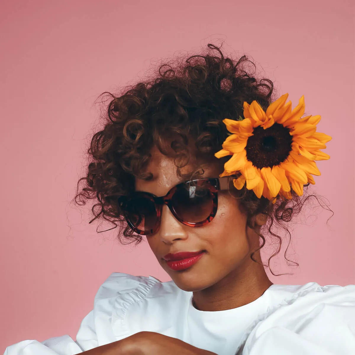 Powder Elena Sunglasses - Amber