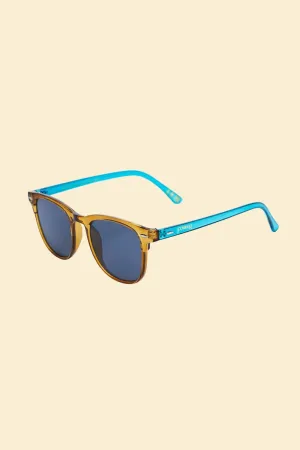 Powder Limited Edition Carina Sunglasses Turquoise/Nude