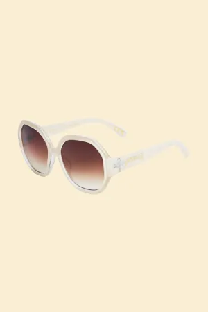 Powder Limited Edition Loretta Sunglasses Cream