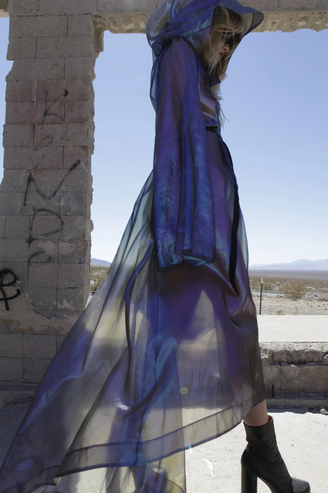 Psychedelic Hooded Coat