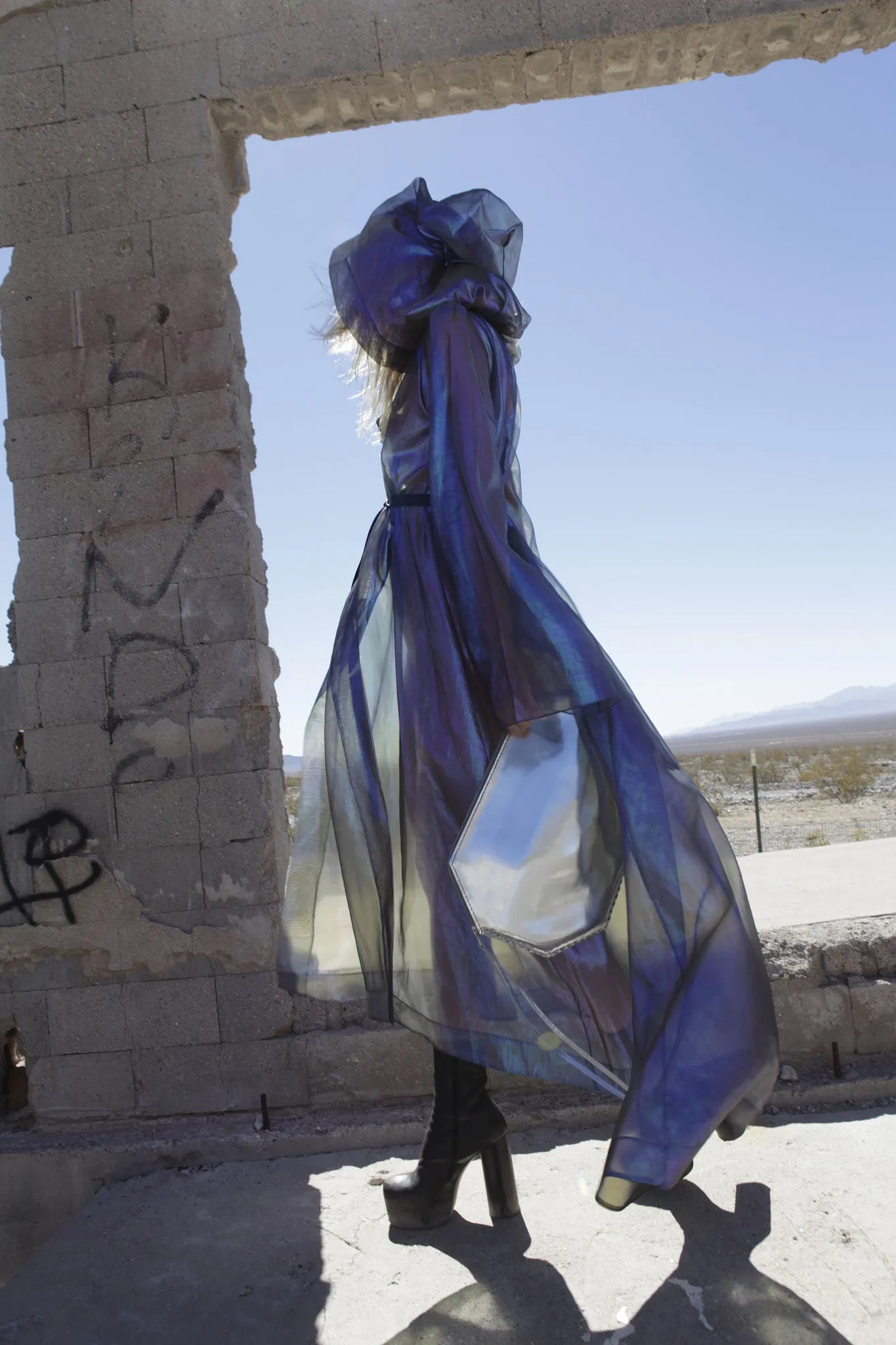 Psychedelic Hooded Coat