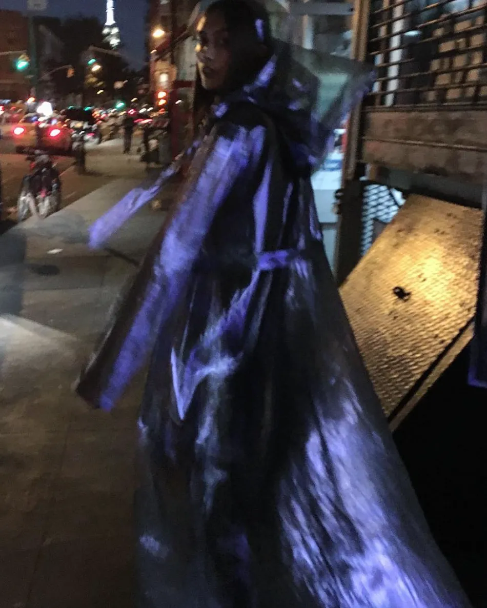 Psychedelic Hooded Coat