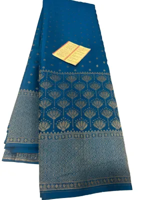 Pure Mysoore Silk Saree with Beautiful Broad Border