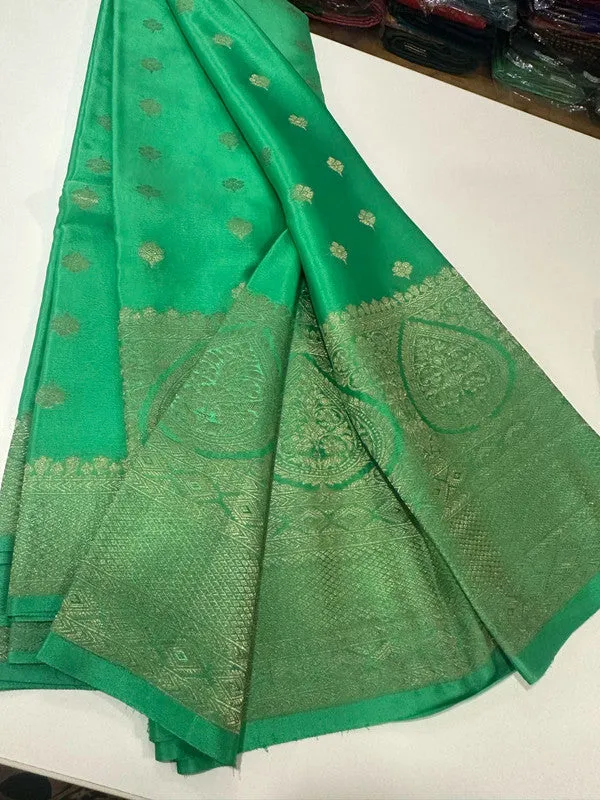 Pure Mysoore Silk Saree with Beautiful Broad Border
