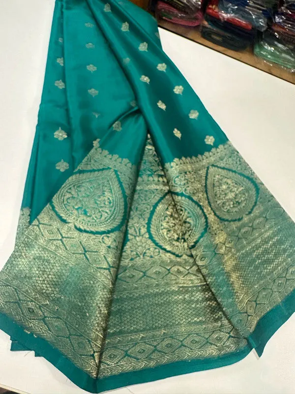 Pure Mysoore Silk Saree with Beautiful Broad Border