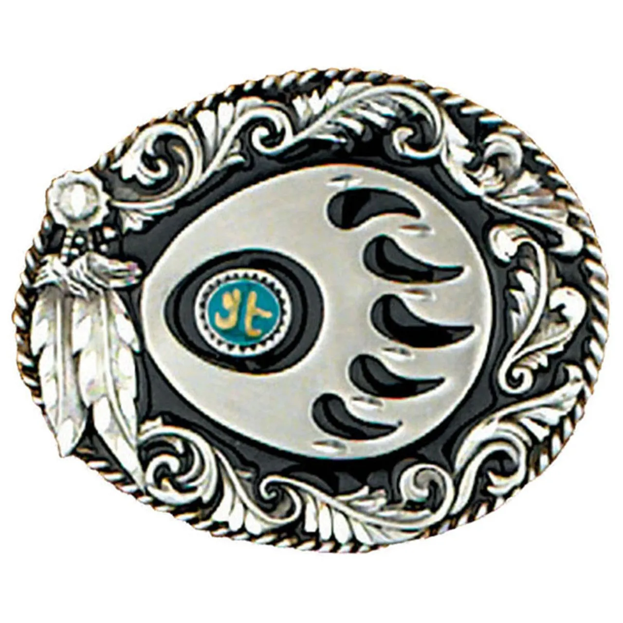 "Native Bear Claw" Belt Buckle