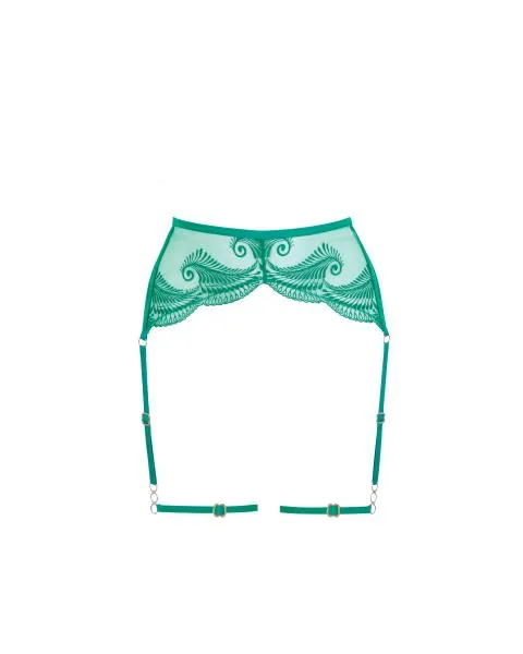 Rafaela Thigh Harness - Columbia Green -