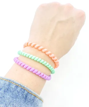 Rainbow Brite Coil Hair Bands