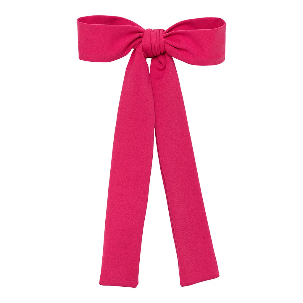 Raspberry Hair Ribbon