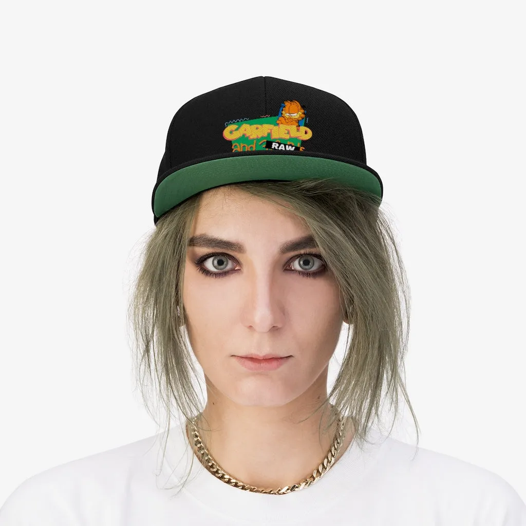 Raw Sushi sushi and friends Flat Bill Hat