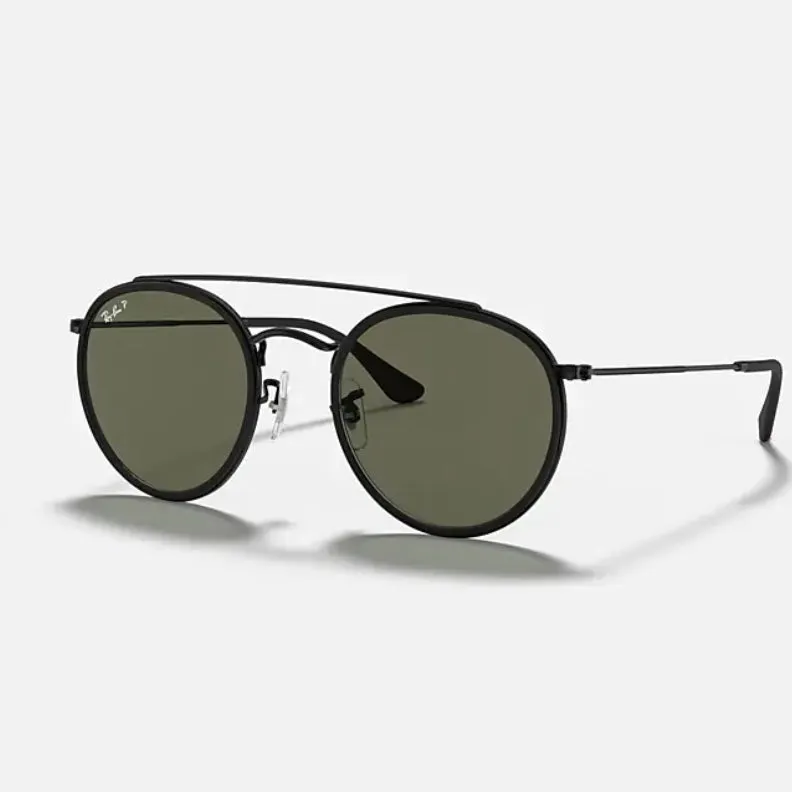 Ray Ban Round Bridge Polarized-black
