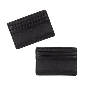 RDS Genuine Leather Card Holder - Black