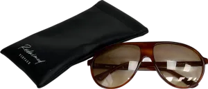 Reclaimed Vintage Brown Unisex Oversized Aviator Sunglasses In Tortoiseshell One Size