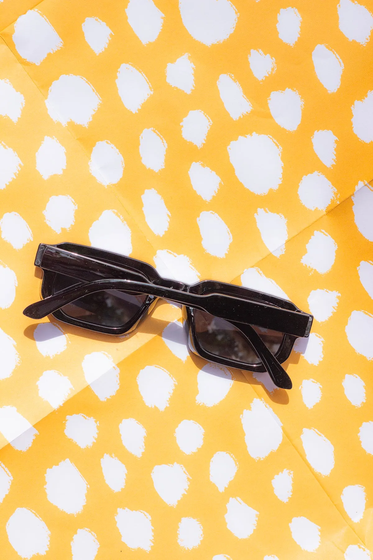 Rectangle Tube Frame Sunglasses